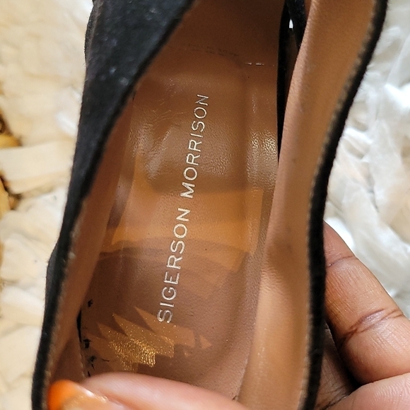 Sigerson morrison black suede cutout booties - Picture 5 of 10